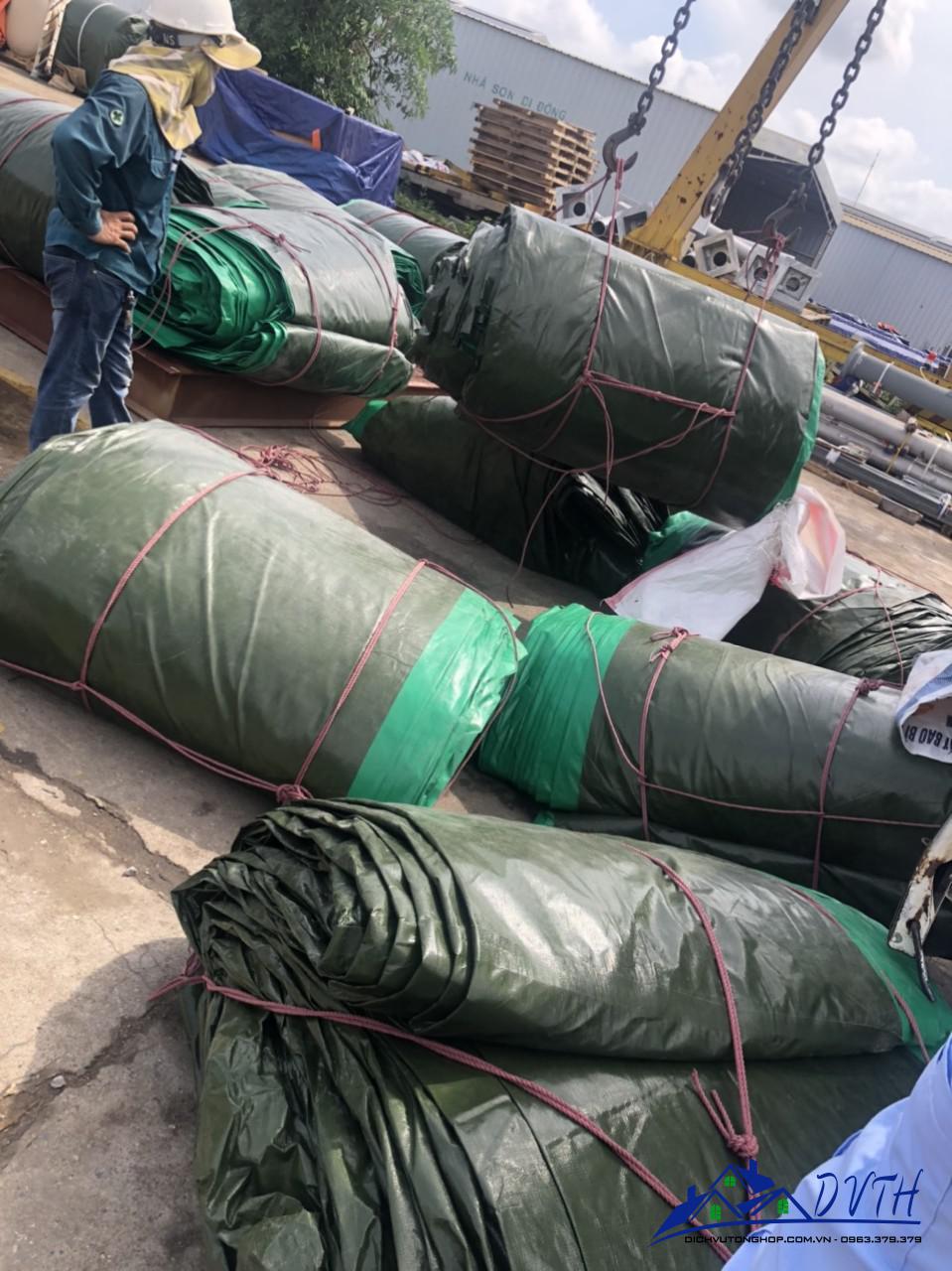 Bạt nhựa xanh cam tại Đăk Nông